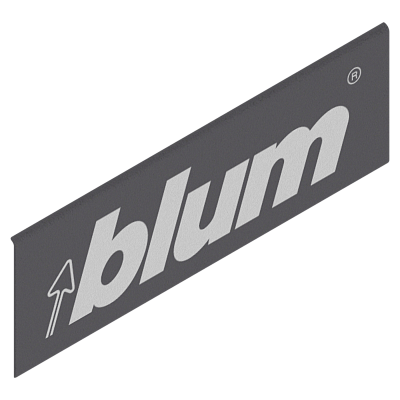 фото legrabox заглушка внешняя с лого blum симметричная, орион серый